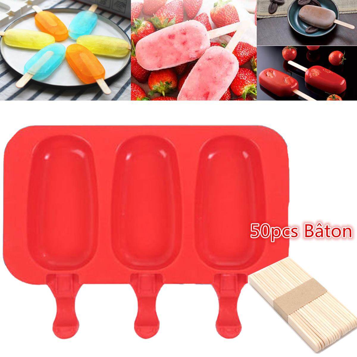 Generic 5 Set Hot DIY Mold Popsicle Maker Lolly Freezer Tray Pan Frozen