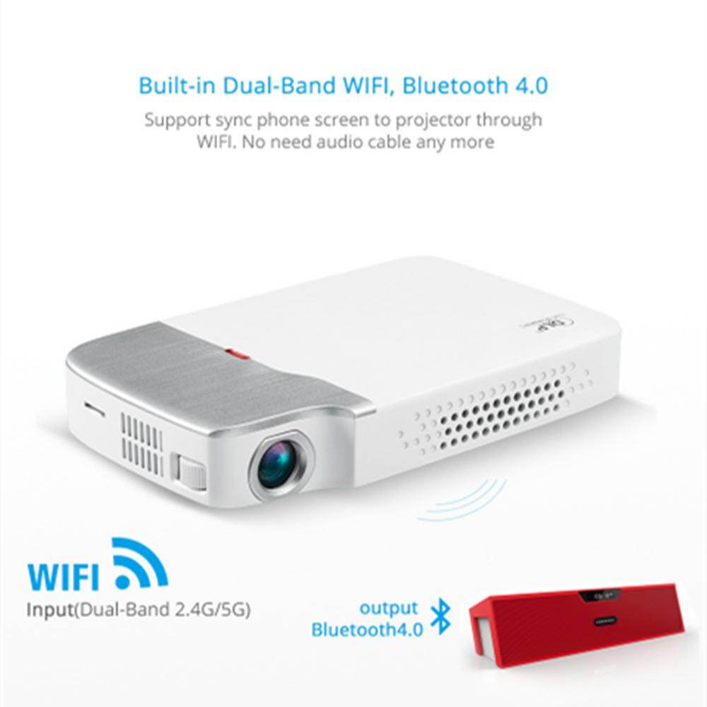 Generic RD 605 DLP HD LED LCD Projector 1200 Lumens 4K 1080P Portable