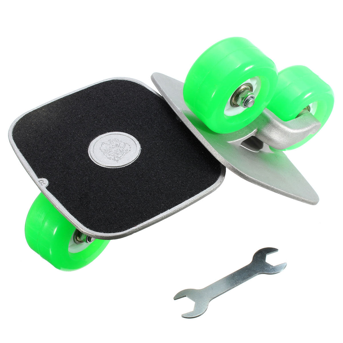 Generic New Portable Cruiser Freeline Metal Drift Board Skate Wheels