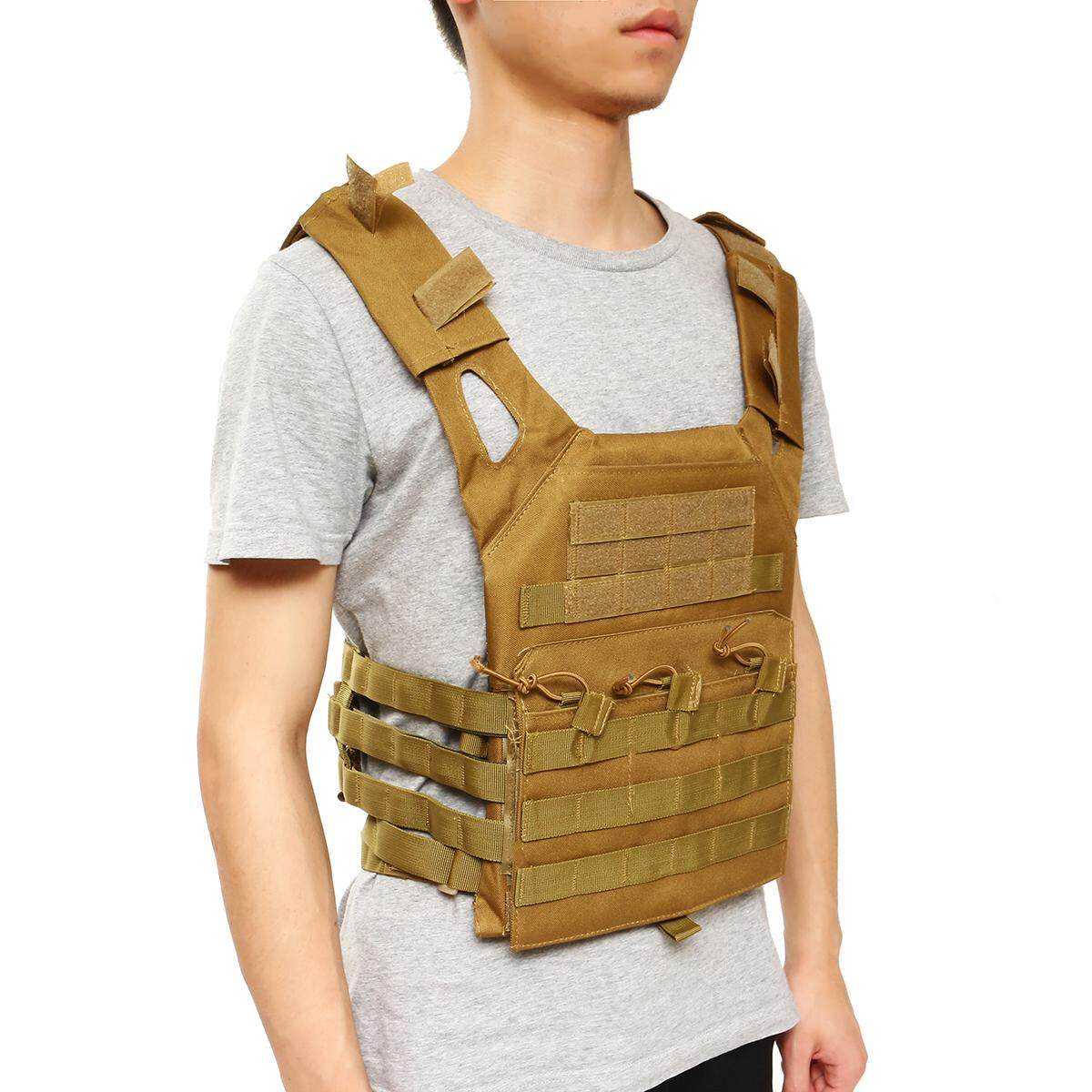 Generic Combat JPC Molle Plate Carrier Paintball Airsoft Mud Color