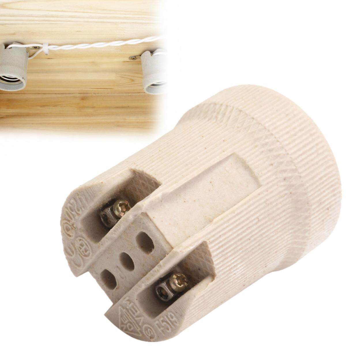 Generic 10x E27 ES27 Porcelain Ceramic Lampholder Socket For Vivarium