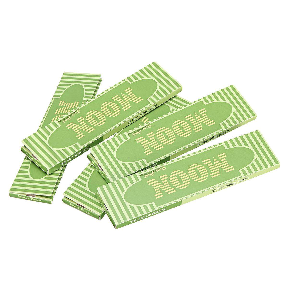 Generic 50 Booklets Moon Hemp Ci Ga Rettes Rolling Papers 108*45mm King