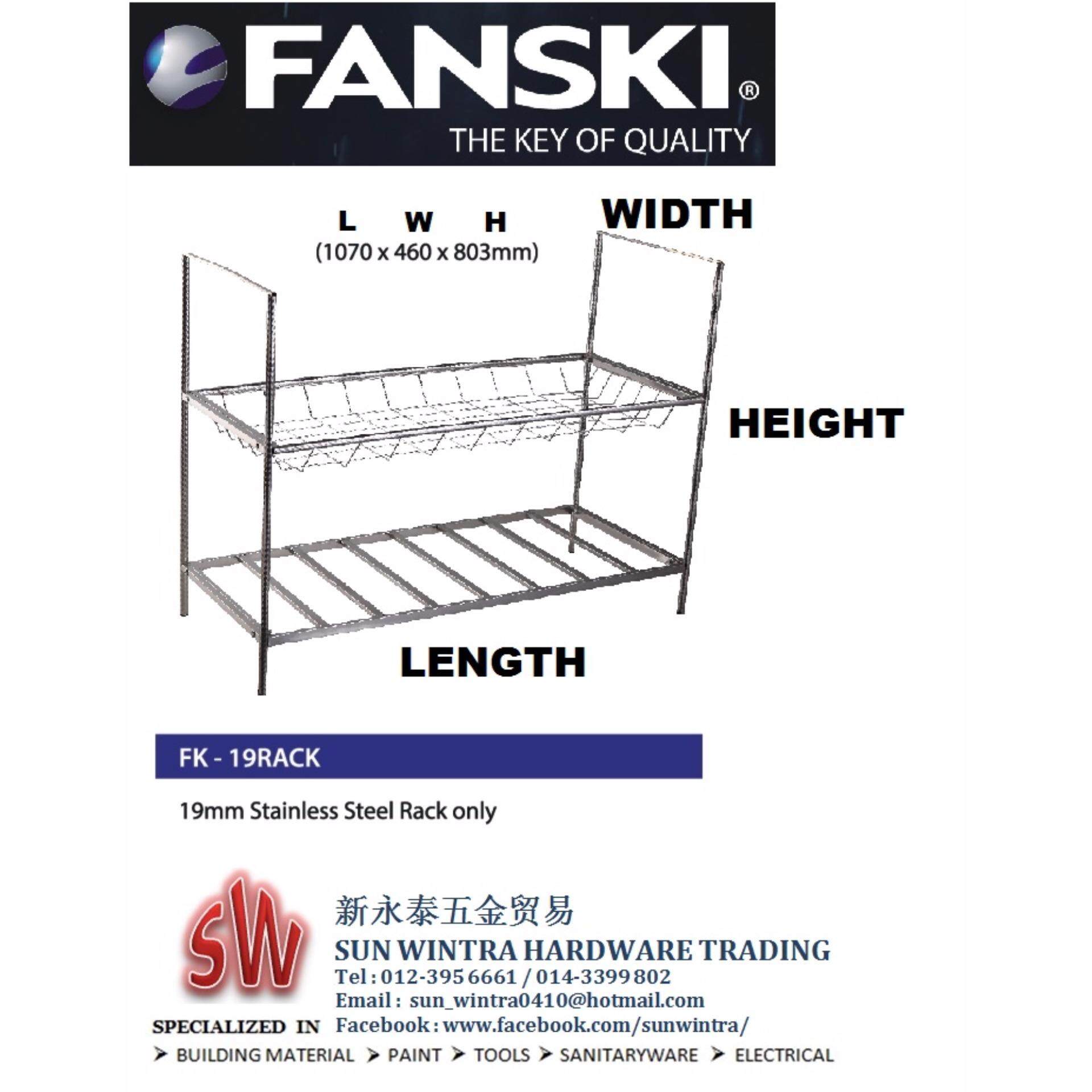 Fanski 304 Stainless Steel Sink Fk19rack Suitable For 18 X 42 Stainless Steel Sink