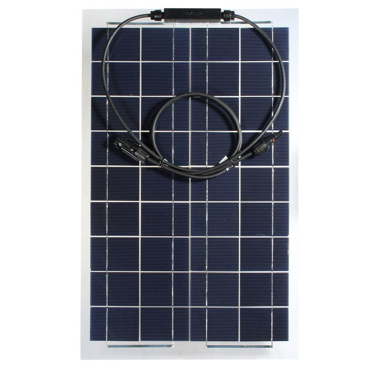 LEORY 30 วัตต์ 12 โวลต์ Monocrystalline กึ่งยืดหยุ่นแผงโซล่าพลังงานแสงอาทิตย์แบตเตอรี่ DIY ชุดสำหรับ RV เรือ camping + 1 เมตร MC4 - INTL LEORY 30 วัตต์ 12 โวลต์ Monocrystalline กึ่งยืดหยุ่นแผงโซล่าพลังงานแสงอาทิตย์แบตเตอรี่ DIY ชุดสำหรับ RV เรือ camping + 1 เมตร MC4 - INTL