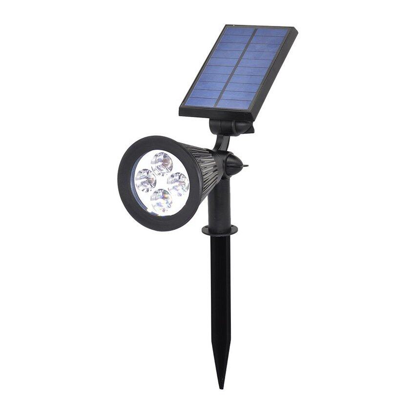 MEGA 4LED Solar Power Garden Lamp Spot Light Outdoor Lawn Landscape Path<br/><br/>(Intl)