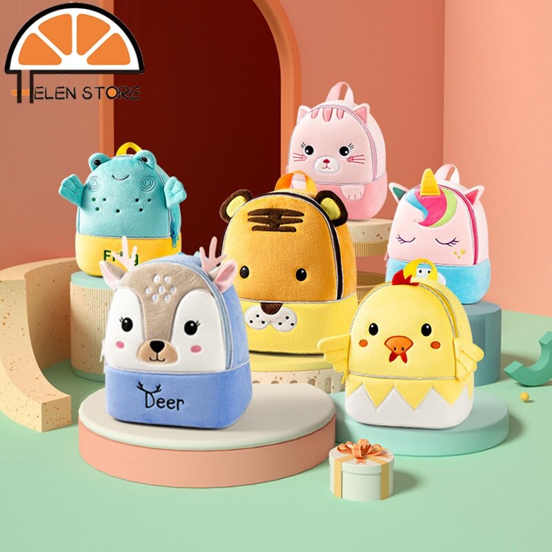 Hs cặp sách trẻ em mẫu giáo cặp sách sang trọng ba lô kỳ lân túi mini