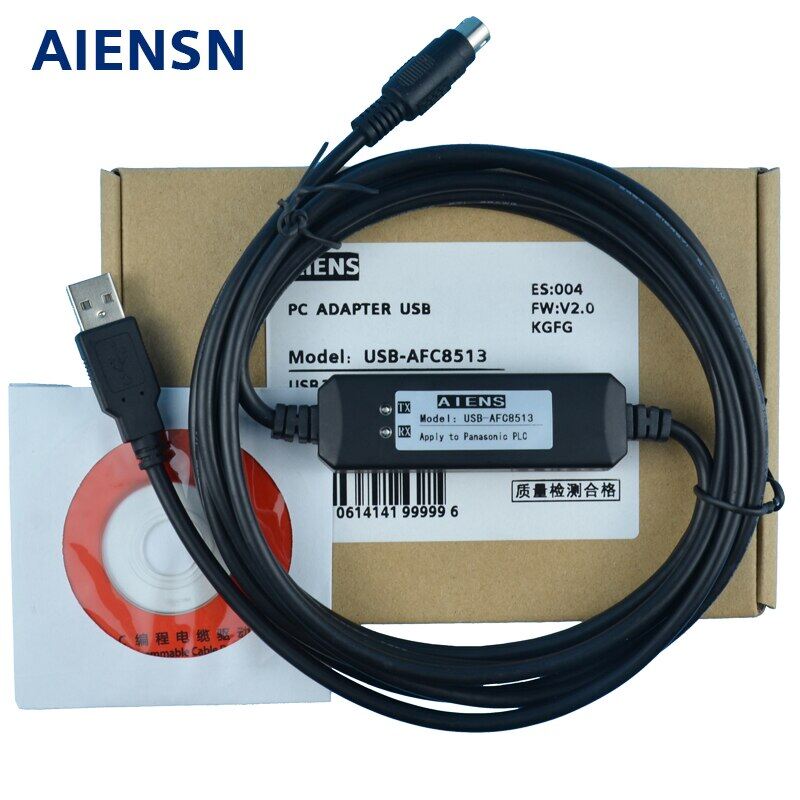 Suitable for Panasonic FP/0/2/FP-X/FP-G series PLC programming cable USB-AFC8513 communication line computer
