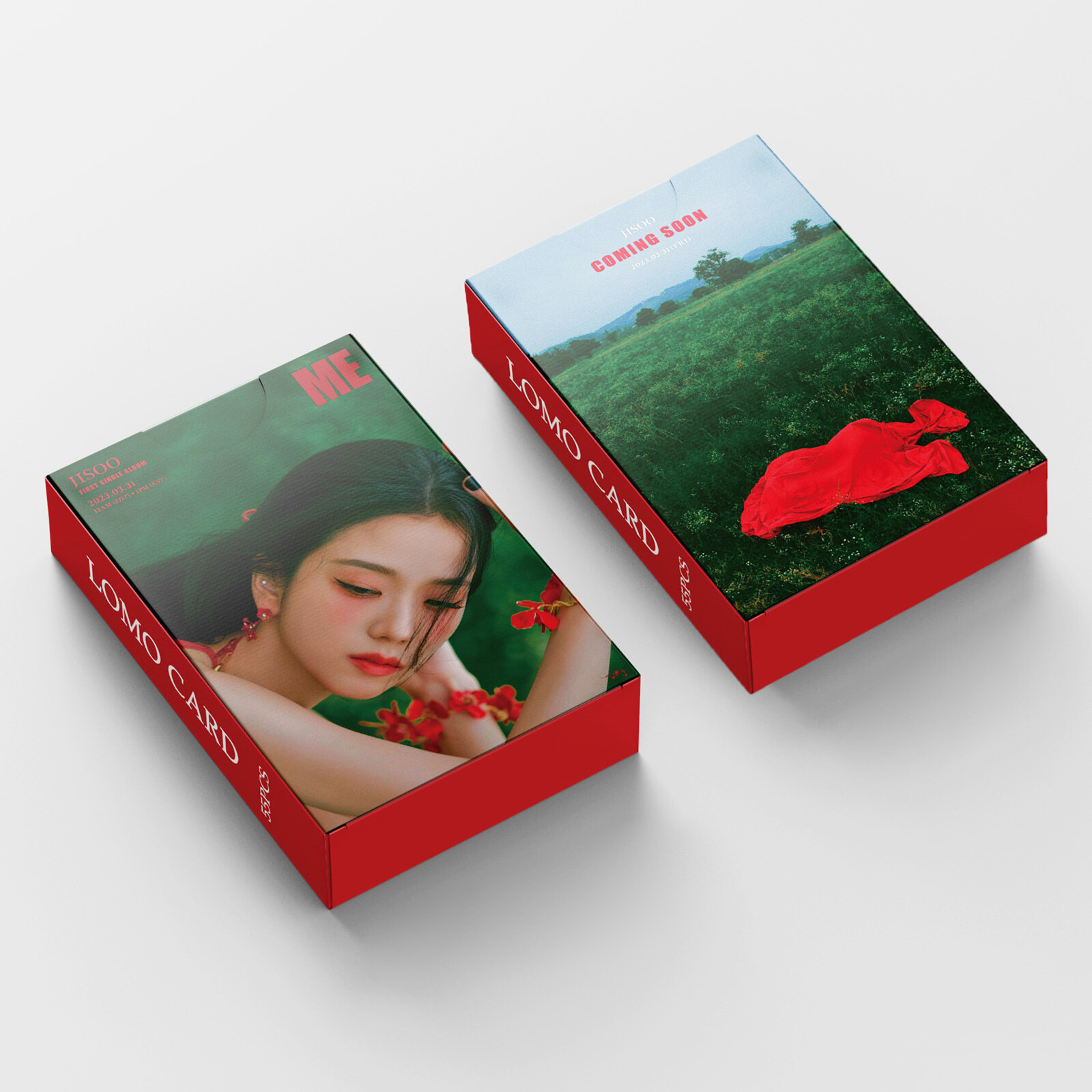 Csbi 55 Cái/bộ Thẻ Ảnh Tập Thể JISOO BLACKPINK JISOO FIRST ALBUM Đơn ME FLOWER Thẻ LOMO Kpop/Bộ Thẻ Ảnh