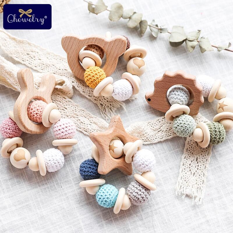 1 Chiếc Lục Lạc Bằng Gỗ Cho Em Bé Vòng Thủ Công Hình Ngôi Sao Bằng Gỗ Sồi Móc Hạt Cho Em Bé Vòng Tay Chăm Sóc Em Bé Đồ Chơi Tự Nhiên Cho Trẻ Sơ Sinh Xe Đẩy Lục Lạc
