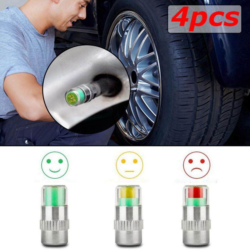 4 ชิ้น/เซ็ตแรงดันยาง TMPS อัตโนมัติความดันยาง Monitor ยาง Gage Alert SENSOR ตัวชี้ของวาล์วหมวก