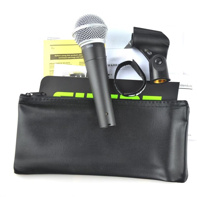 Micro điện động cardioid cho shure sm58 Chất lượng cao chuyên nghiệp cầm tay Micro có dây âm thanh nổi di động sân khấu phòng thu mic