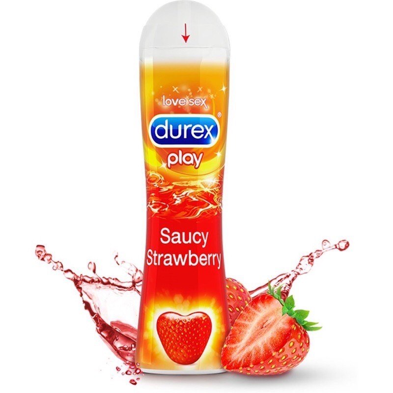 Gel bôi trơn Durex Play Strawberry Hương Dâu - 100ml