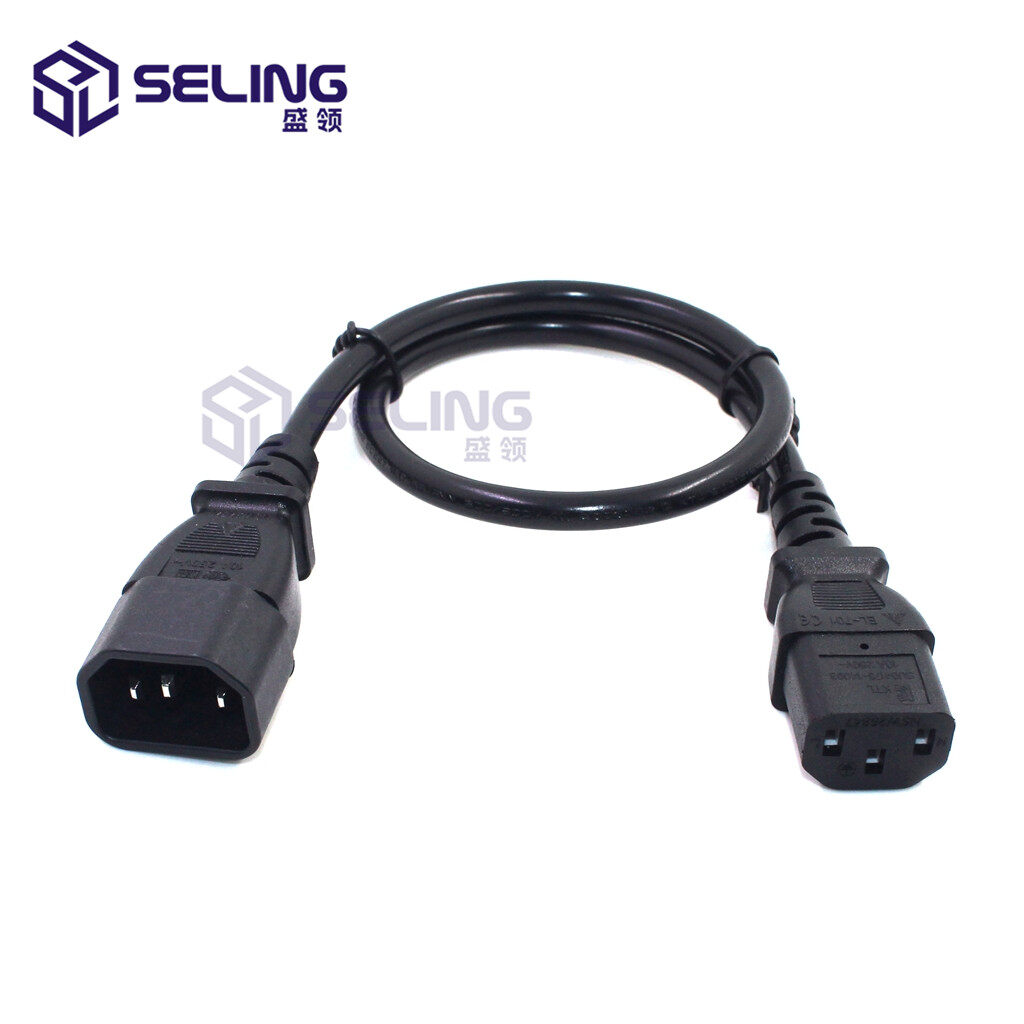 Dây nguồn iec c14 đến c13 cisco ups 0.3m 1m 2m 3m iec c13 c14 cáp nguồn cho máy tính pc màn hình máy tính pdu dmx dj đèn sân khấu