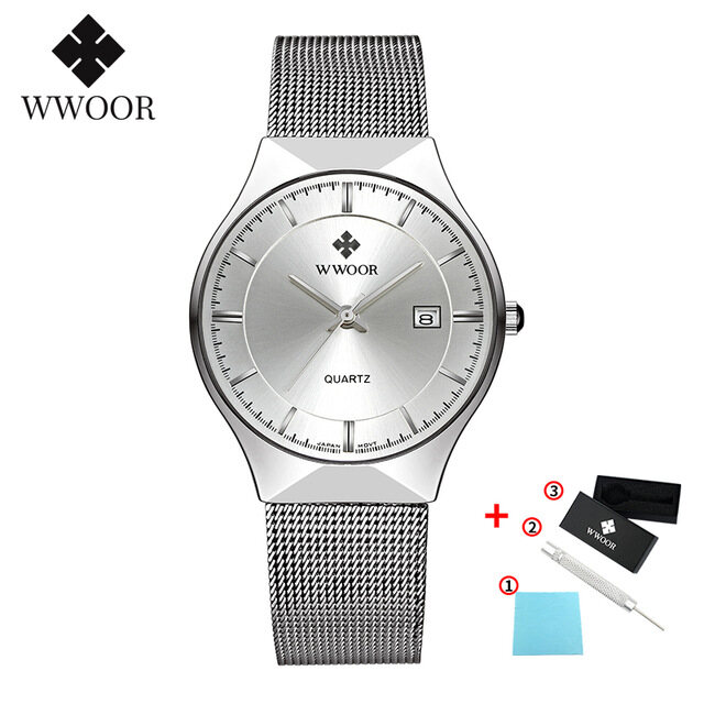 Đồng Hồ Nam WWOOR Chống Nước Mới Nhất Đồng Hồ Thể Thao Chính Thức Cao Cấp Mới Nhất Dành Cho Nam Có Hộp Miễn Phí-8016