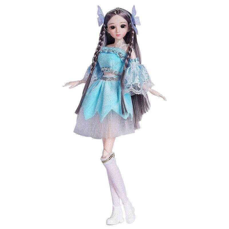 30Cm Fashion Princess Doll Full Set 1 6 Bjd 24 Joint Movable Body White
