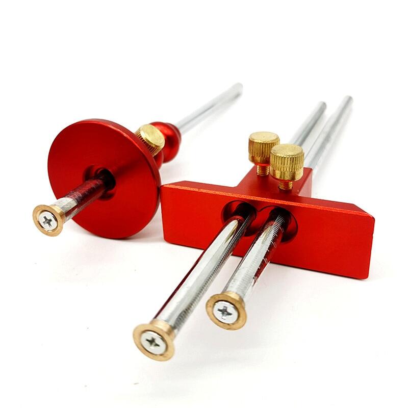 Woodworking Double Head Parallel Marking Ruler Marker Gauge Guide Making Jig Linear Drawing Mortise Scriber