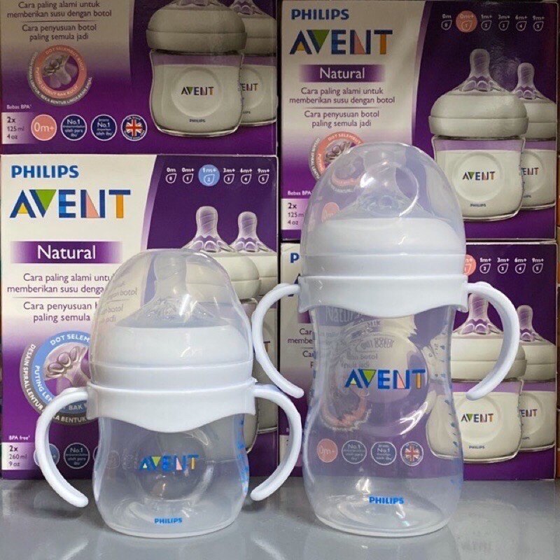 Tay cầm bình sữa Avent Natural cổ rộng