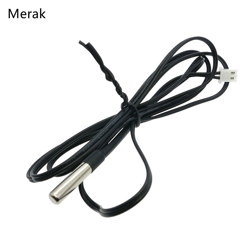 Cảm biến nhiệt độ chính xác nhiệt điện trở ntc 1m đầu dò chống nước 10k 1% 3950 dài 100cm