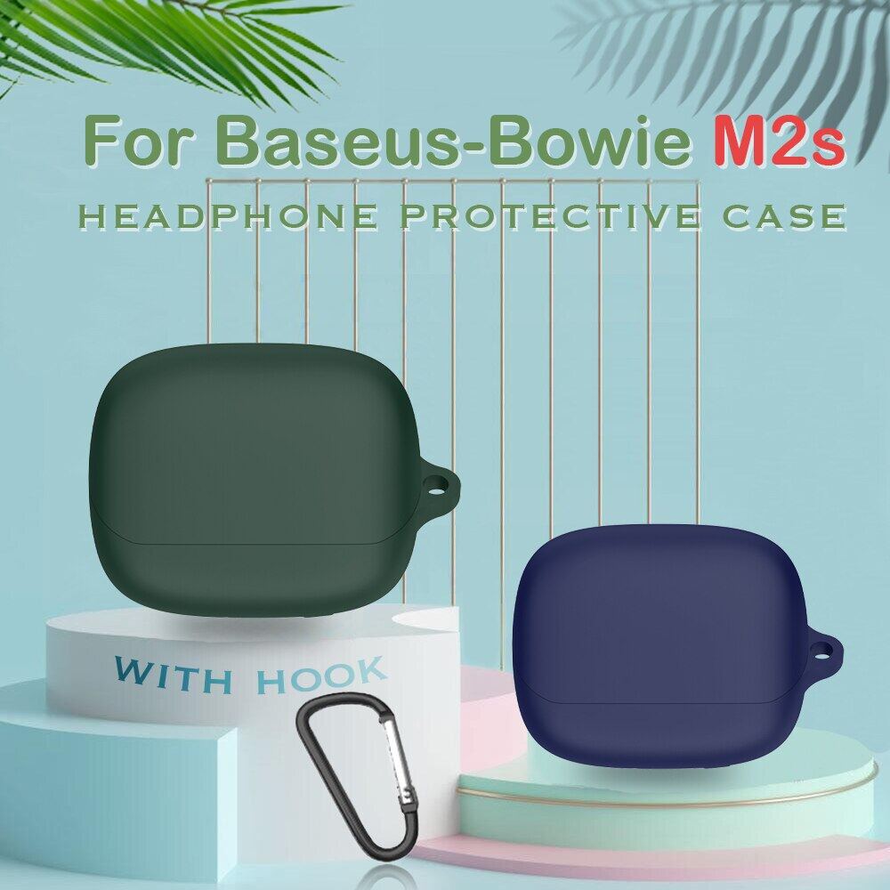 Silicone Earphone Protective Cover for Baseus Bowie M2S Wireless Bluetooth