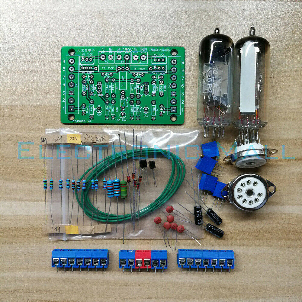 Hai Đầu 6E2 Mắt Ma Thuật Ống Âm Nhạc Phổ Ống Cho Máy Hút Bụi Bộ Chỉ Báo Mức Bộ Dụng Cụ Tự Chế