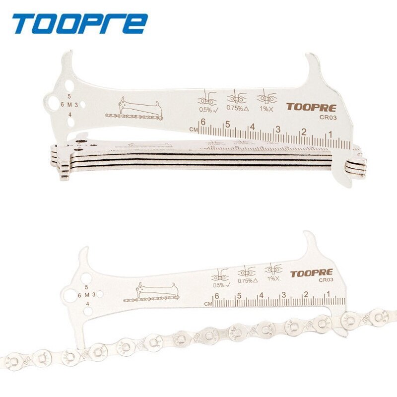 Toopre thước đo độ mòn xích xe đạp leo núi thước đo xích ba trong một thước đo xích xe đạp thước kẹp tiện dụng phụ tùng xe đạp
