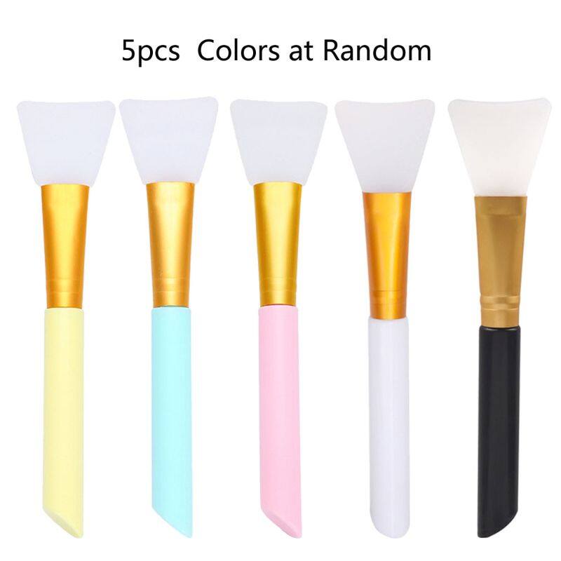 5 Cái Bàn Chải Trộn Làm Sạch Bằng Silicon, Dụng Cụ Làm Sạch Khuôn Nhựa UV Dụng Cụ Làm Đồ Trang Sức Màu Sắc Ngẫu Nhiên