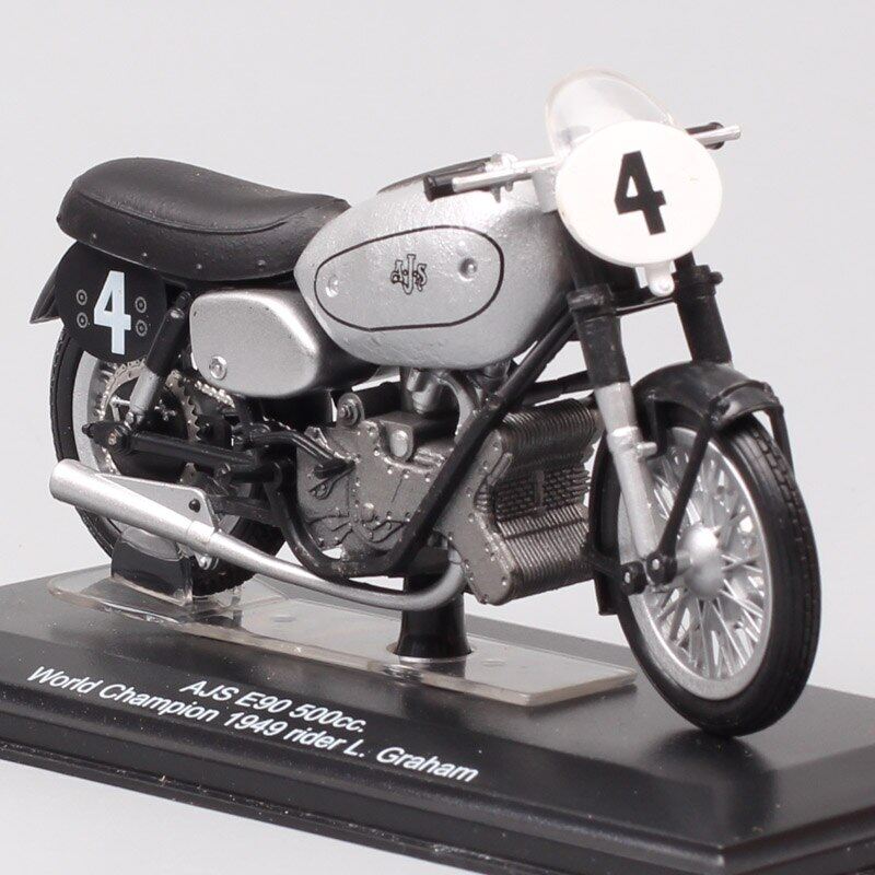 1 1/22 Quy Mô Cổ Điển Nhỏ Italeri 1949 Ajs E90 500Cc Porcupin #4 Les Graham Xe Máy Diecast Toy Phương Tiện Đi Lại FIM Đua Xe Đạp Mô Hình
