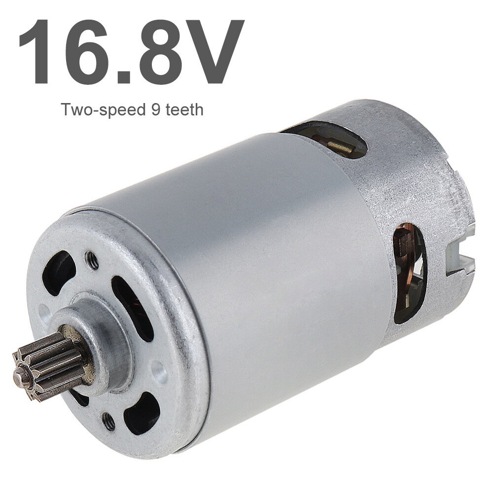 Rs550 động cơ DC 12V 16.8V 21V 25V 19500 RPM 9 răng RS 550 mô-men xoắn cao vi động cơ để tua vít khoan điện