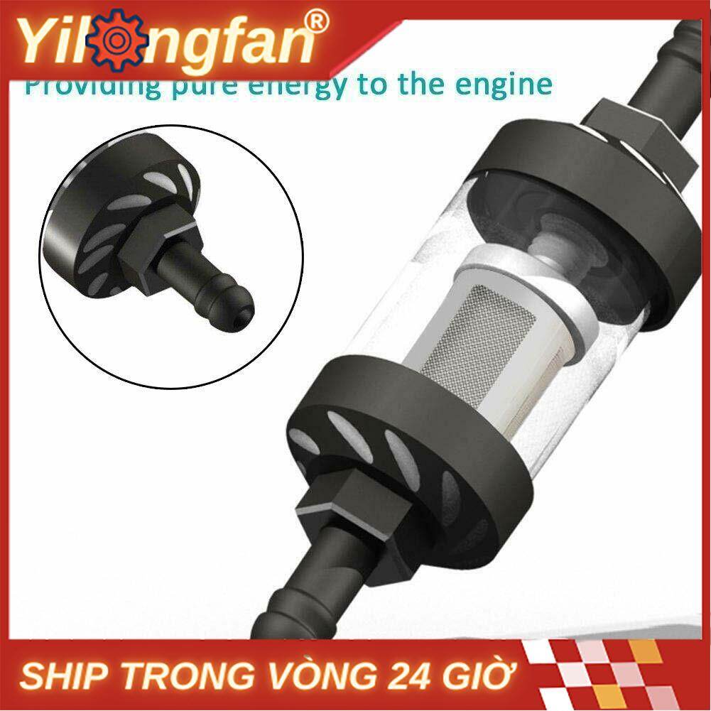 Bộ Lọc Nhiên Liệu 5/16", Bộ Lọc Diesel Bằng Crôm Và Thủy Tinh 8Mm Phụ Tùng Xe Máy