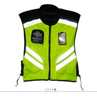 Motorcycle Jacket Reflective Vest High Visibility Night Shiny Warning Safety Coat for Traffic Work Cycling Team Uniform JK-22