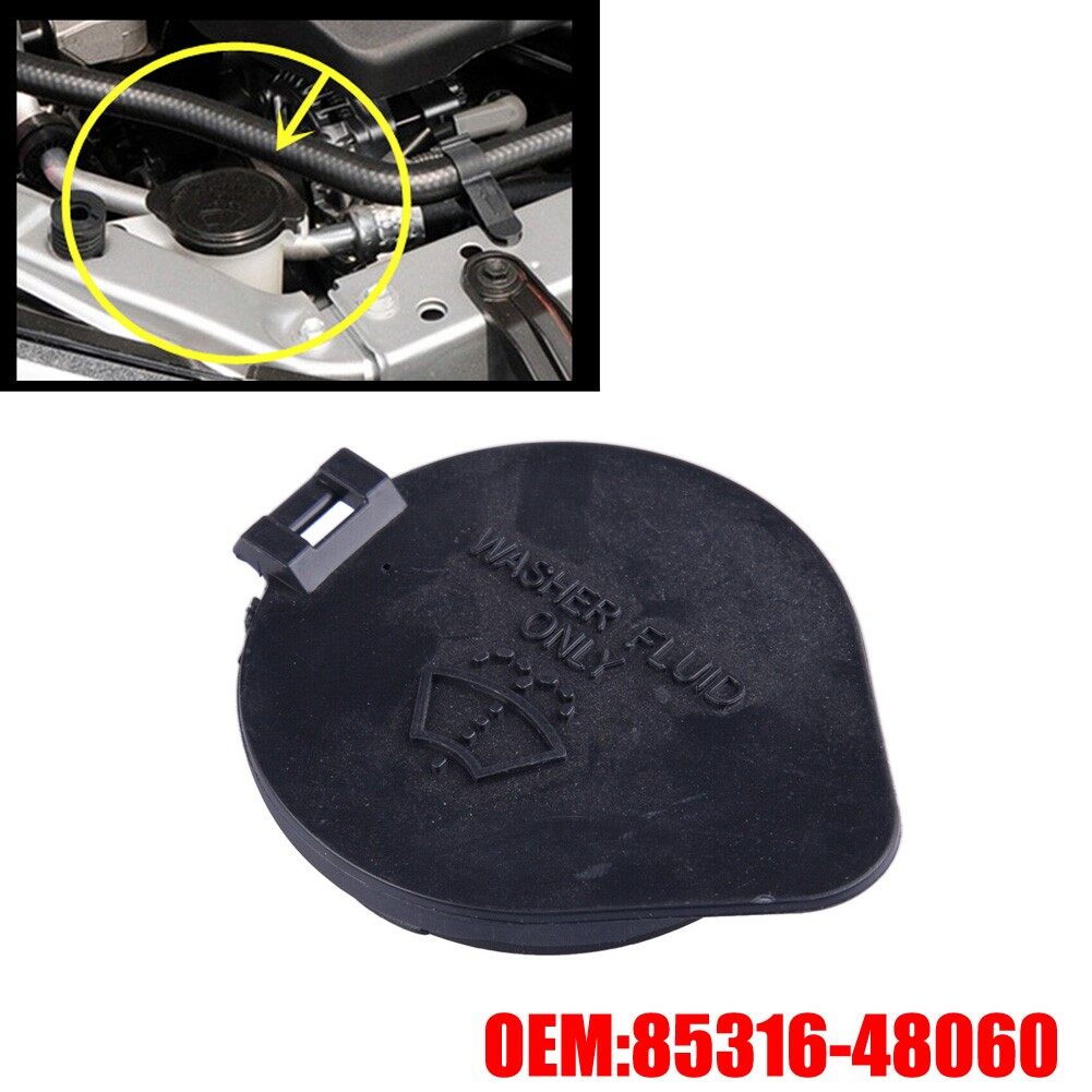 Compatible with 2013-2018 Toyota RAV4 Windshield Washer Fluid Reservoir with Cap 