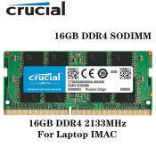 Crucial 16GB DDR4 2133-3200MHz SODIMM Laptop RAM