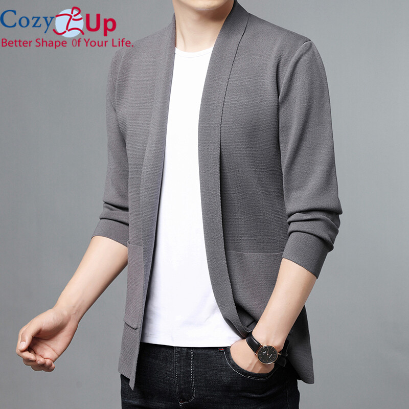 Áo Khoác Nhẹ Tay Dài Mới Ấm Cúng, Áo Cardigan Dệt Kim Mỏng Màu Trơn