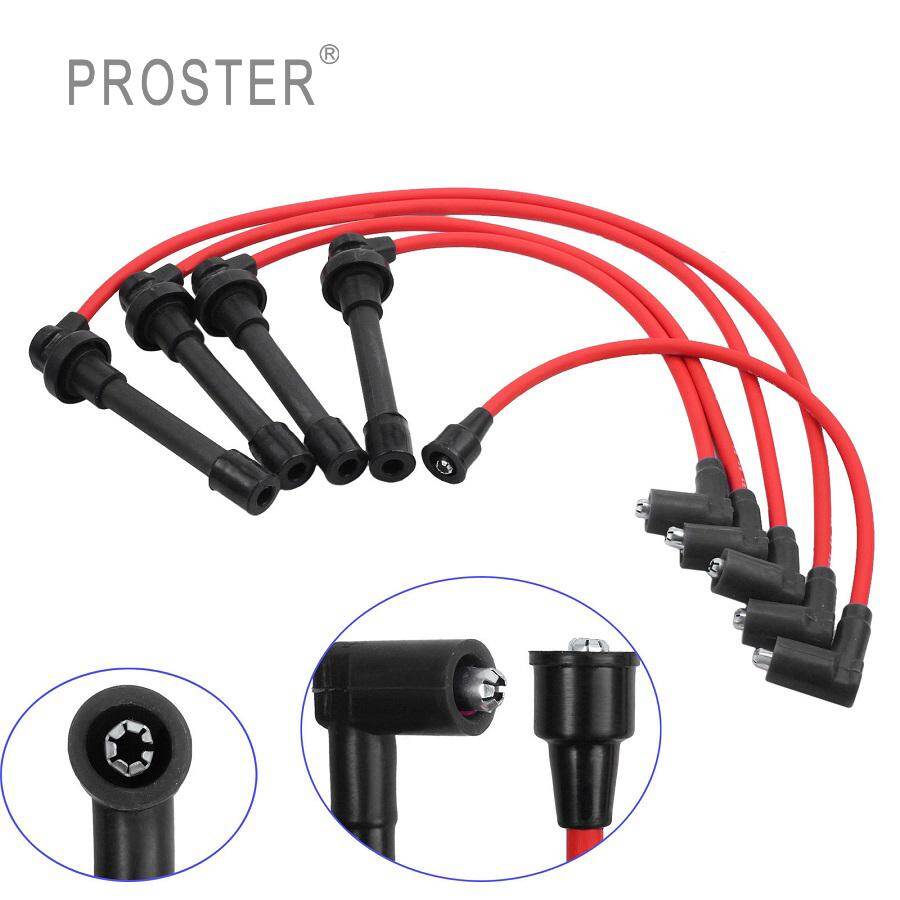 Bộ Dây Bugi Hiệu Suất Proster 5 Chiếc Phù Hợp Cho Acura Isuzu Honda Accord K4 2.2L 2.3L VTEC 1992-02