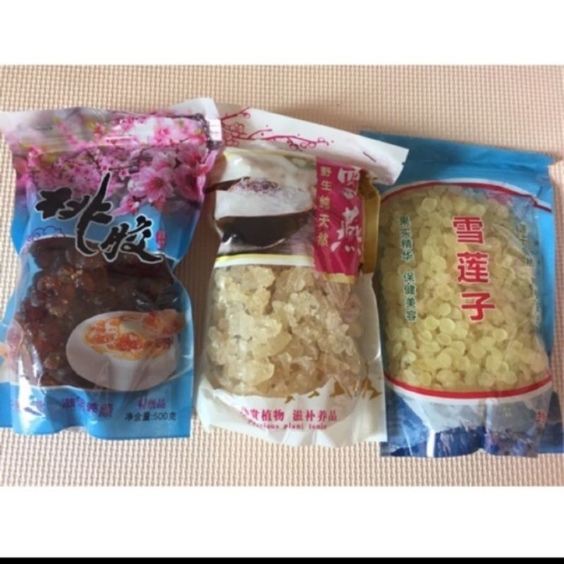 Combo 500gr mỗi loại tuyết yến-lệ đào-bồ mễ