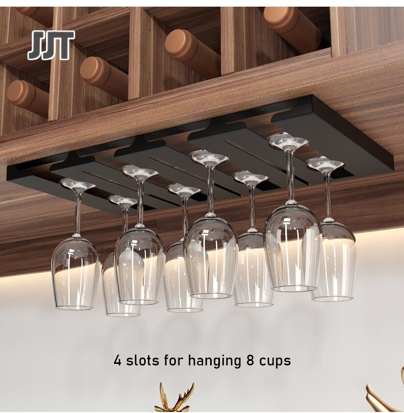 JJT kệ cốc Kệ úp cốc trà khay để chén giá treo ly rượu kệ ngược đừng châm chích giá đỡ kính bằng thép không gỉ giá rượu giá rượu tại nhà