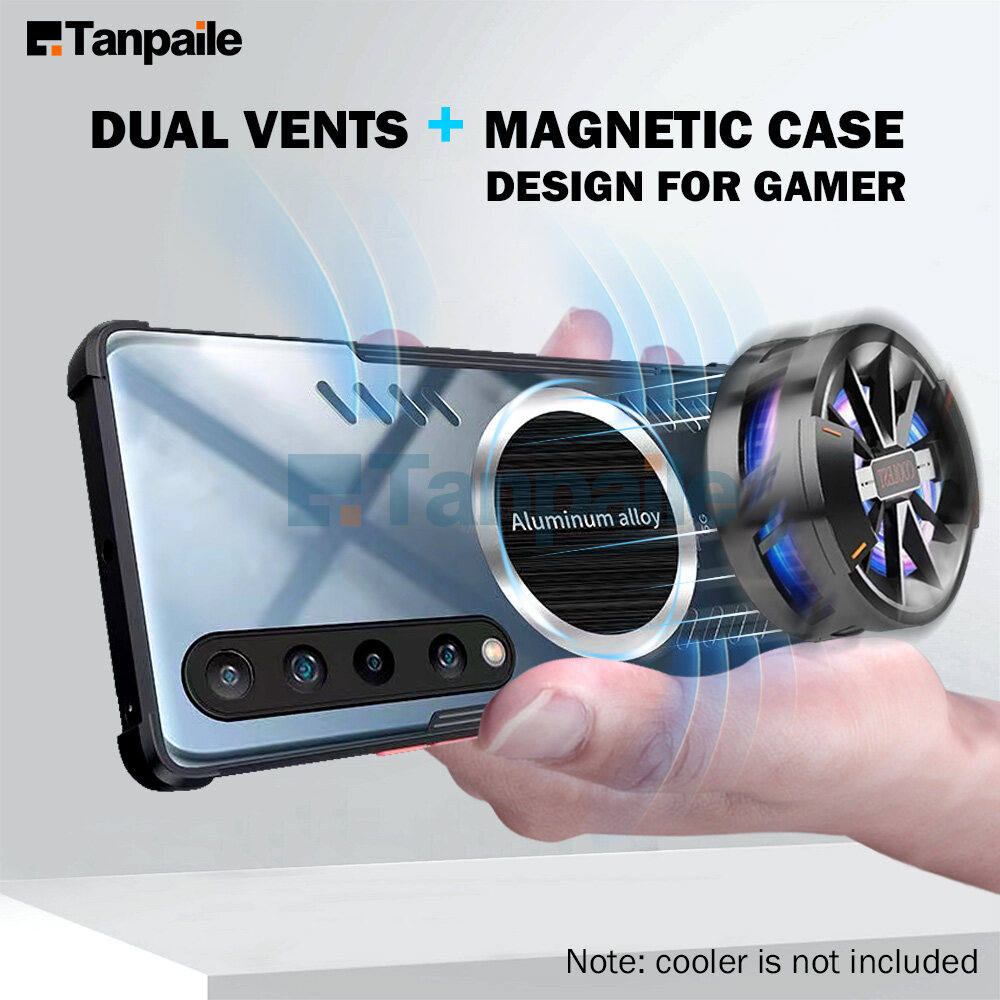 Tanpaile Ốp Từ Tính Làm Mát Cho Xiaomi Mi 10 Ultra Pro 10S 10 Ultra 10Pro Ốp Lưng Điện Thoại Tản Nhi