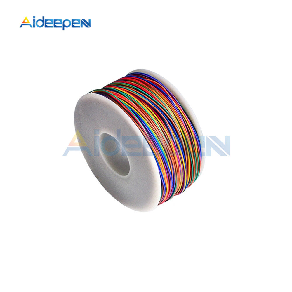 Dm 8 màu sắc 280m 30awg gói đóng hộp dây đồng pcb cáp breadboard jumper cách nhiệt dẫn điện tử dây kết nối