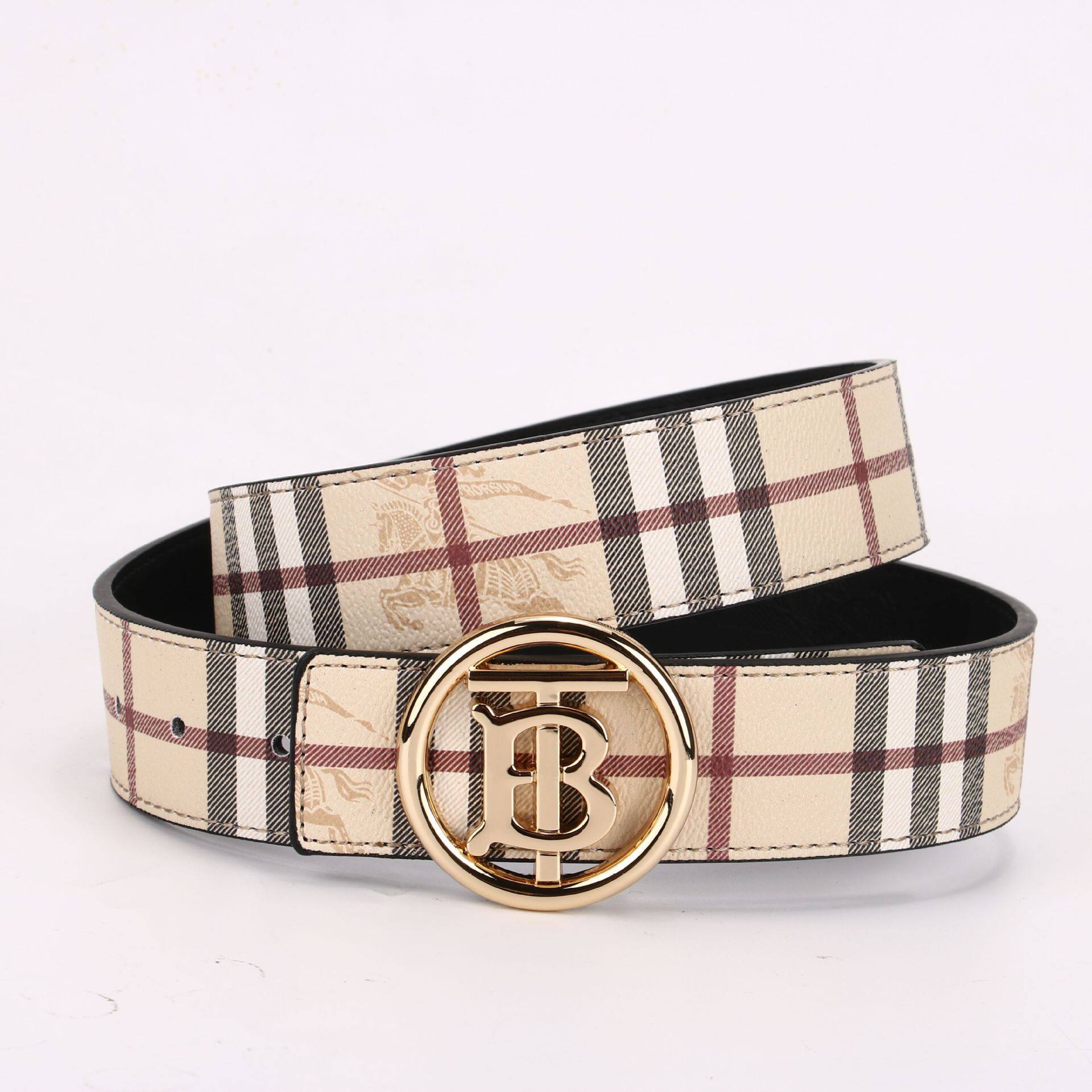 Thắt lưng nam burberry thắt lưng cổ điển hai mặt cổ điển quà tặng da thật cho chàng thắt lưng công sở phụ kiện thời trang nam
