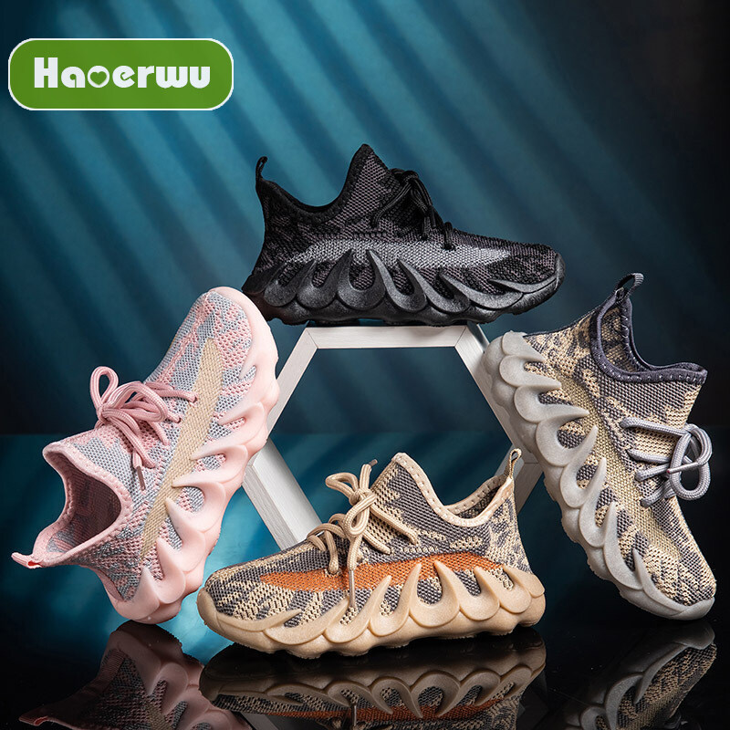Haoerwu Giày dừa cho bé trai và bé gái lưới thoáng khí Giày thể thao giày