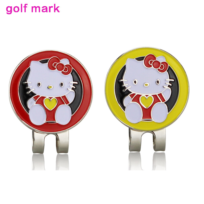 Golf คลิปหนีบหมวกกอล์ฟ Mark Mark เครื่องประดับบอลหมวกแบบพกพาน่ารัก