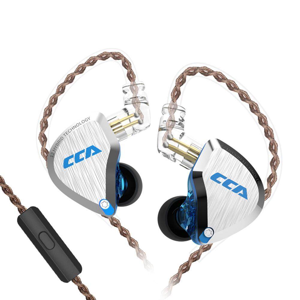 CCA C12 5BA + 1DD 12 หน่วย HYBRID หูฟังแบบ in-ear เบส HIFI หูฟังมอนิเตอร์