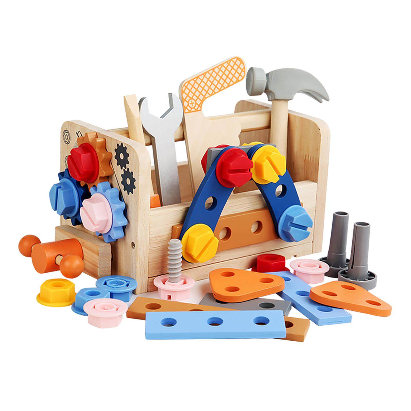 Hộp Công Cụ Hộp đồ chơi đồ chơi xây dựng Thiết Lập Đồ Chơi Công Cụ giáo