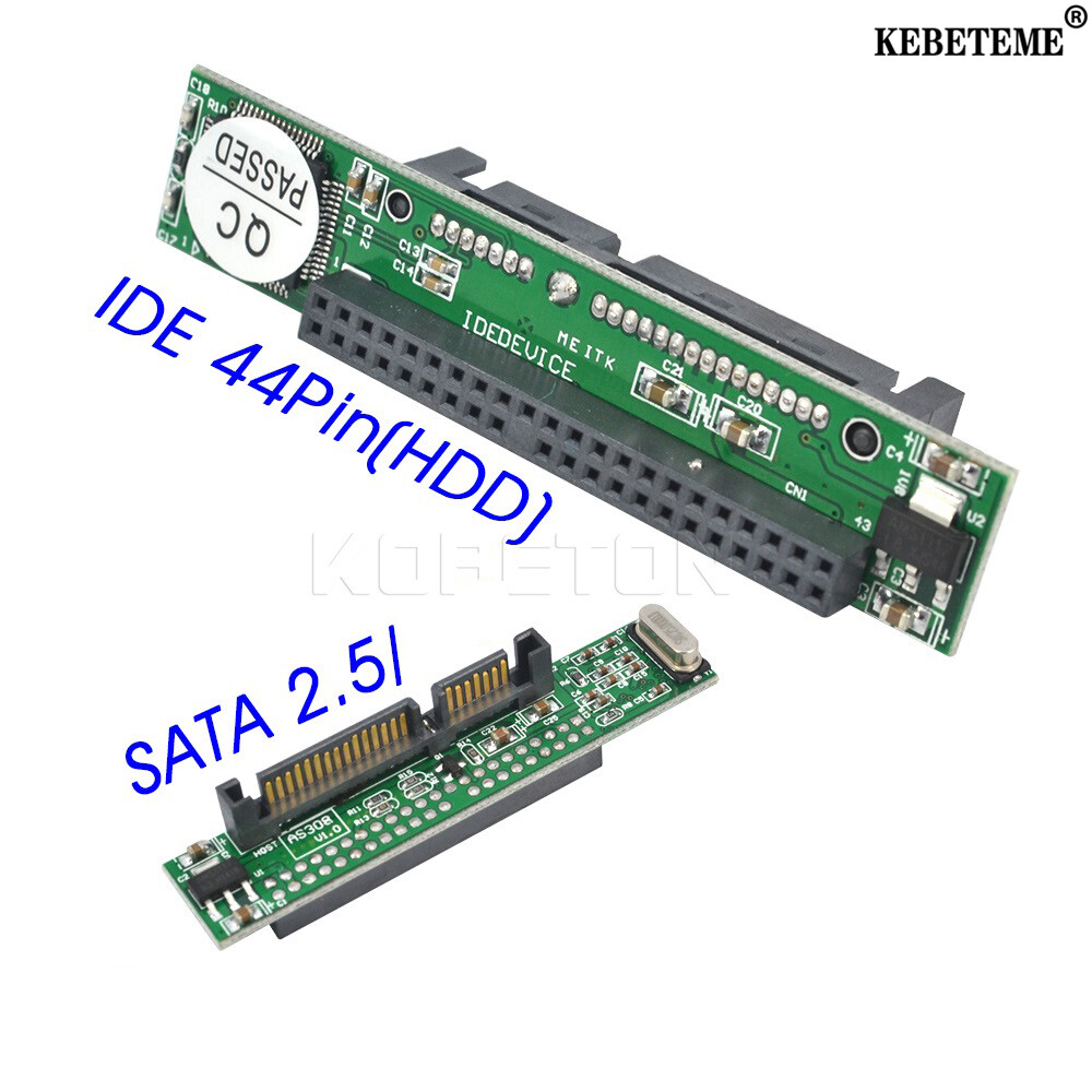 Kebeteme bộ chuyển đổi ide 44 chân 2.5 sang sata pc bộ chuyển đổi nối tiếp 1.5gbs bộ chuyển đổi ổ cứng nối tiếp ata 133 100 hdd cd dvd