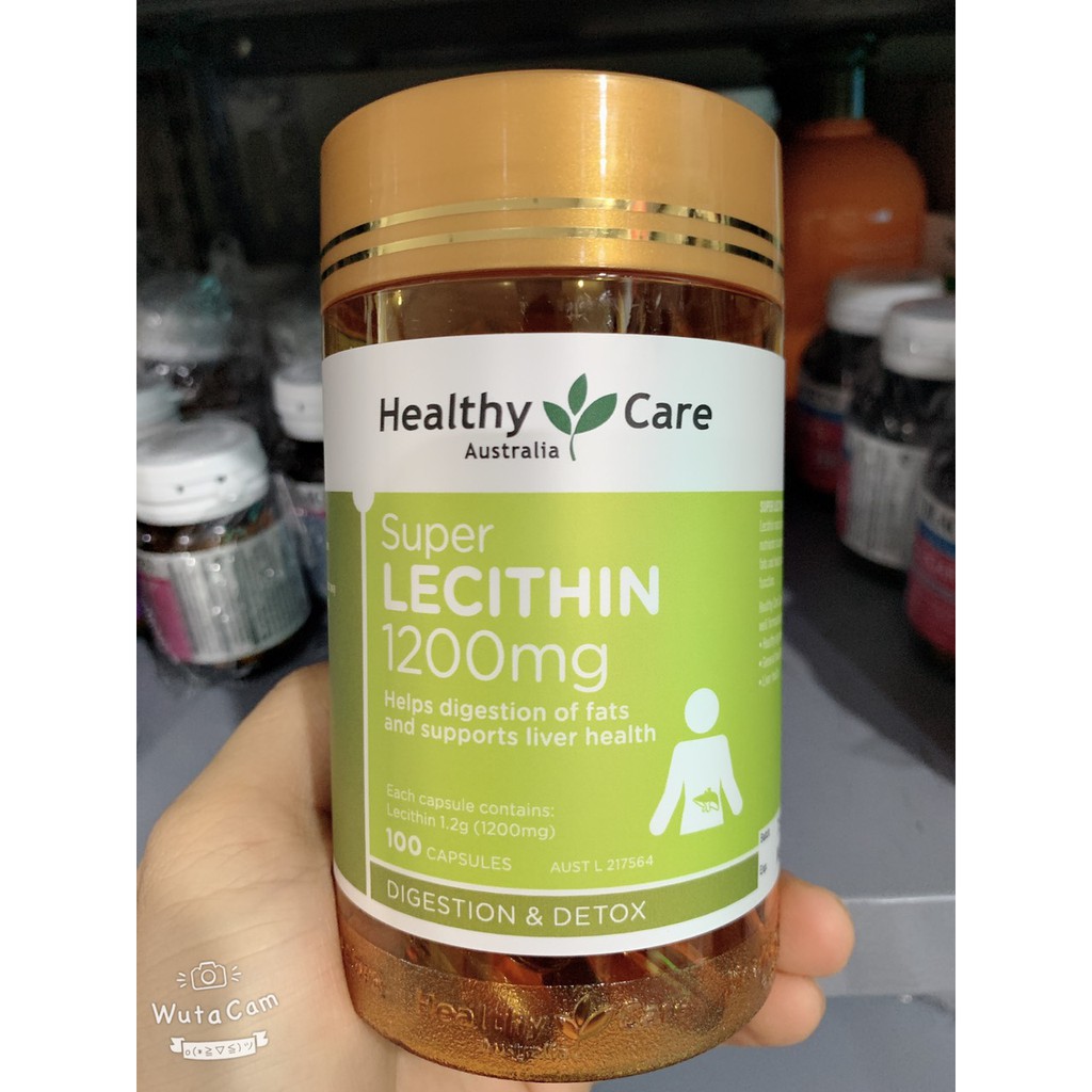 Tinh chất Mầm đậu nành mầm đậu nành Lecithin Healthy Care 100 viên