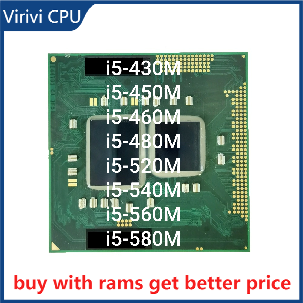 Intel Intel Core i5-540M CPU 2.5GHz Dual-Core Socket G1 SLBTV *Laptop Style* 