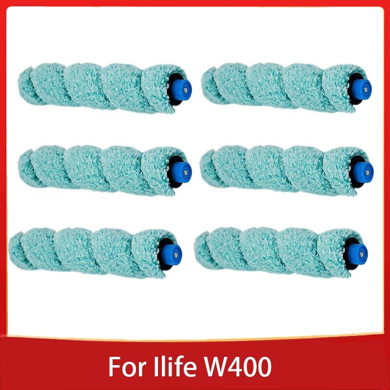 Con lăn chổi quét chính cố định bằng ốc vít cho robot hút bụi lau sàn ilife w400 phụ kiện thay thế