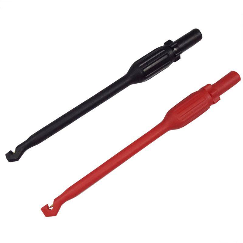 2 bộ chì kiểm tra ô tô, móc kẹp đầu dò điện dụng cụ chuối 4mm đồng hồ vạn năng dây đâm thủng que thử