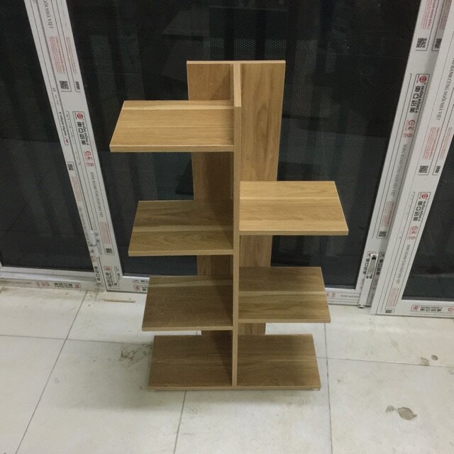 🔥sale sốc🔥 Kệ sách gỗ vuông 5 tầng