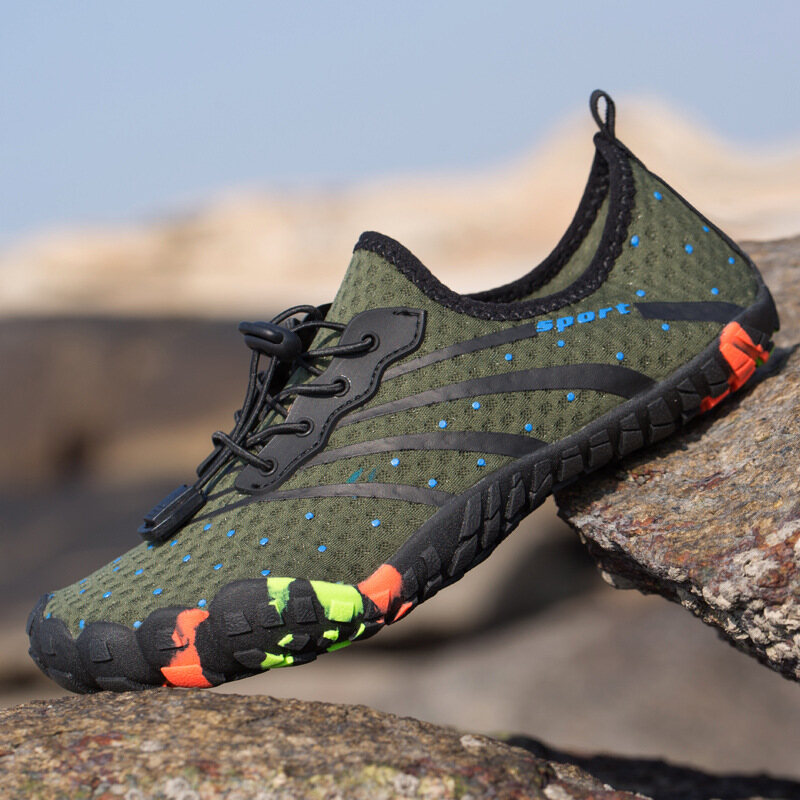 Upstream Stream Shoes Men's Sneakers Barefoot Outdoor Beach Sandals Upstream Water Shoes Quick Drying Swimming Shoes Soft Soled Water Shoes